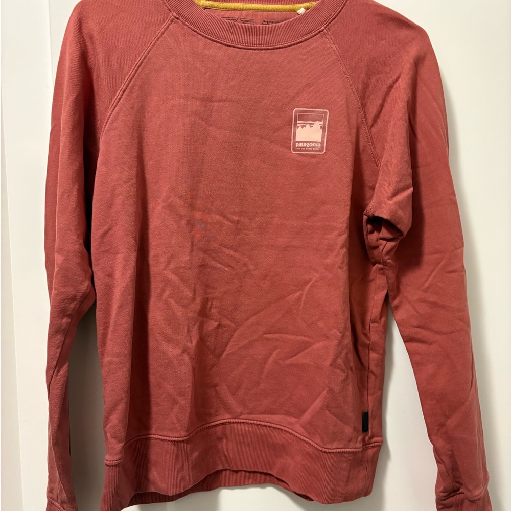 Patagonia Rusty Rose Logo Long Sleeve